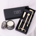 Matte Black Candle Care Kit | Wick Trimmers, Snuffer & Hook