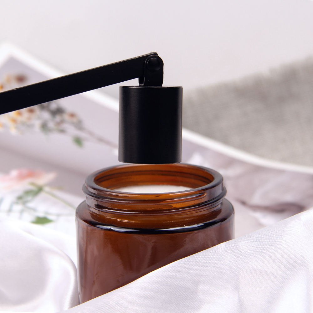 Matte Black Candle Care Kit | Wick Trimmers, Snuffer & Hook