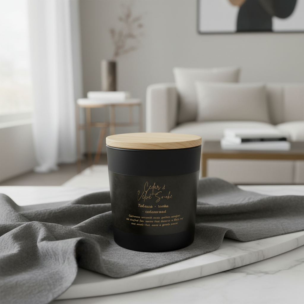 Cedar & Velvet Smoke Large in Home Setting